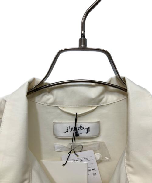 martinique（マルティニーク）martinique (マルティニーク) クロップドシャツ ベージュ サイズ:FREE 未使用品の古着・服飾アイテム