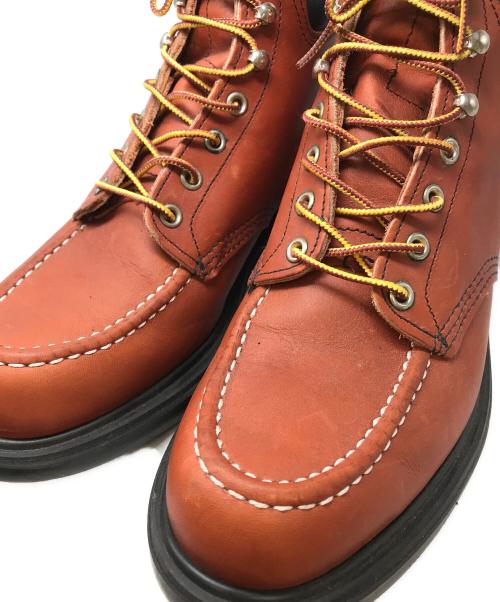 RED WING（レッドウィング）RED WING (レッドウィング) SUPER SOLE MOC-TOE ワークブーツ オロラセット(ブラウン) サイズ:27㎝の古着・服飾アイテム