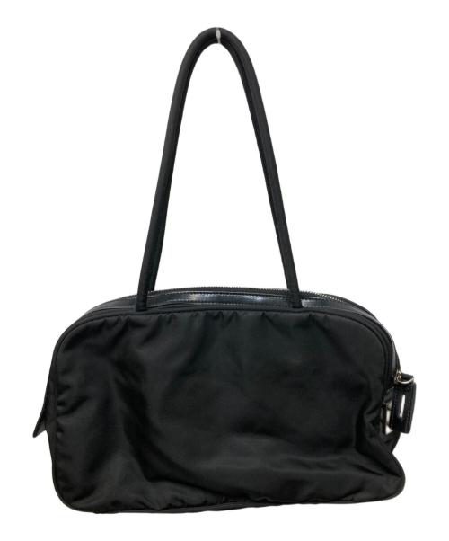 PRADA（プラダ）PRADA (プラダ) ナイロンハンドバッグ ブラックの古着・服飾アイテム