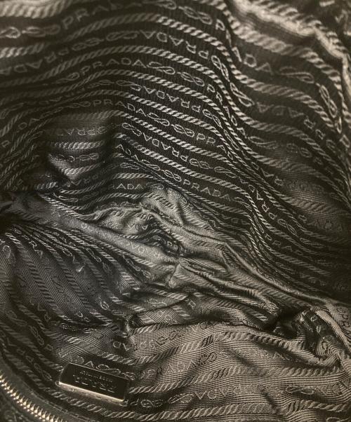 PRADA（プラダ）PRADA (プラダ) ナイロンハンドバッグ ブラックの古着・服飾アイテム