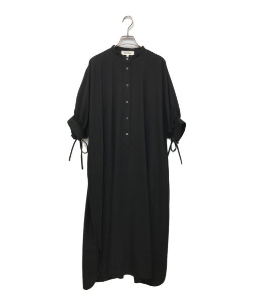 ENFOLD（エンフォルド）ENFOLD (エンフォルド) Comfortable Twill BIGシルエットドレス ブラック サイズ:38の古着・服飾アイテム