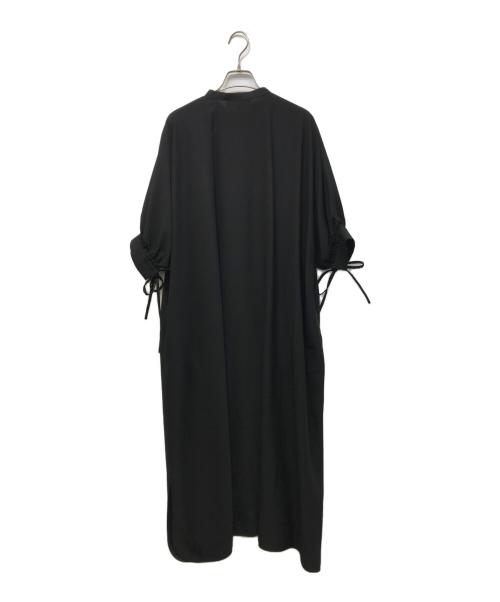 ENFOLD（エンフォルド）ENFOLD (エンフォルド) Comfortable Twill BIGシルエットドレス ブラック サイズ:38の古着・服飾アイテム