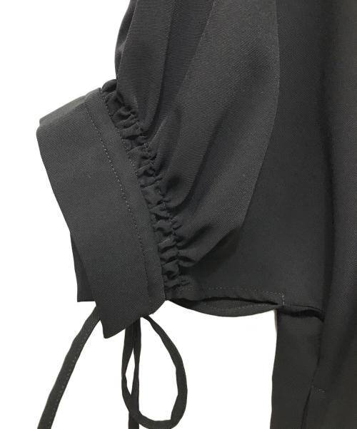 ENFOLD（エンフォルド）ENFOLD (エンフォルド) Comfortable Twill BIGシルエットドレス ブラック サイズ:38の古着・服飾アイテム