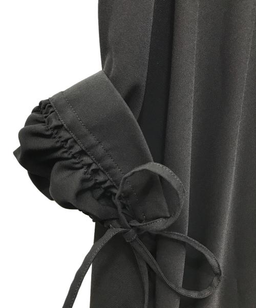 ENFOLD（エンフォルド）ENFOLD (エンフォルド) Comfortable Twill BIGシルエットドレス ブラック サイズ:38の古着・服飾アイテム