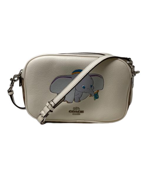 COACH（コーチ）COACH (コーチ) DISNEY (ディズニー) ショルダーバッグ アイボリー×ベージュの古着・服飾アイテム