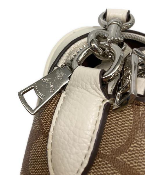 COACH（コーチ）COACH (コーチ) DISNEY (ディズニー) ショルダーバッグ アイボリー×ベージュの古着・服飾アイテム