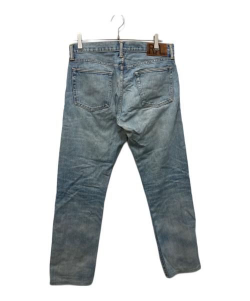 RRL（ダブルアールエル）RRL (ダブルアールエル) スリムフィットセルヴィッジデニムパンツ インディゴ サイズ:32の古着・服飾アイテム