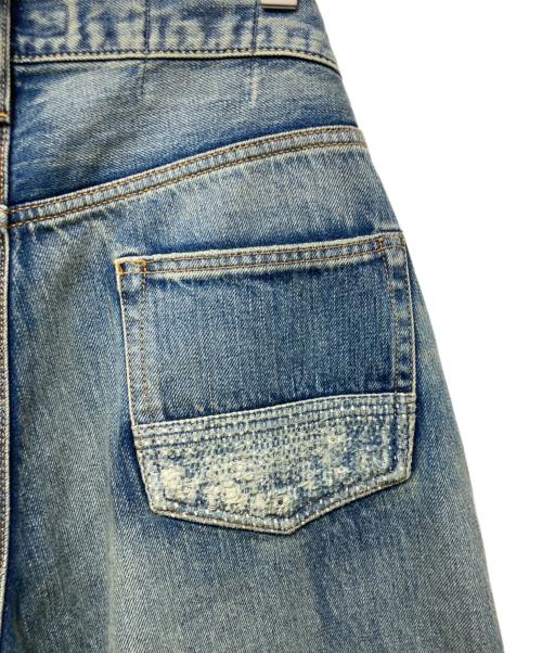 FDMTL（ファンダメンタル）FDMTL (ファンダメンタル) 刺し子パッチワークデニムパンツ インディゴ サイズ:30の古着・服飾アイテム