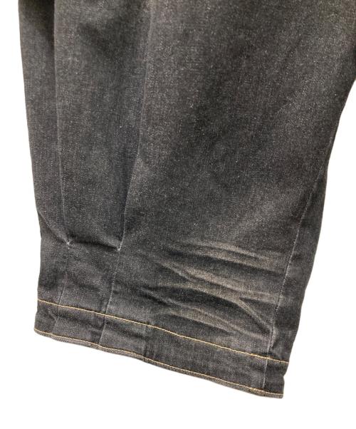 glamb（グラム）glamb (グラム) クロップドデニムカーゴパンツ ブラック サイズ:Lの古着・服飾アイテム