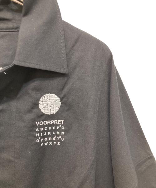 stof（ストフ）stof (ストフ) Linen UTAGE Embroi Blouson ブラック サイズ:Mの古着・服飾アイテム