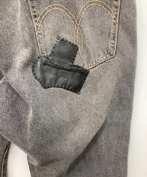 glamb（グラム）glamb (グラム) クレイジーリメイクデニムパンツ グレー サイズ:Sの古着・服飾アイテム