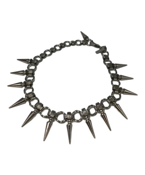 JUNYA WATANABE COMME des GARCONS（ジュンヤワタナベ コムデギャルソン）JUNYA WATANABE COMME des GARCONS (ジュンヤワタナベ コムデギャルソン) スタッズネックレス シルバーの古着・服飾アイテム