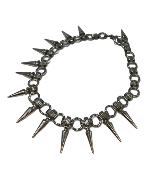 JUNYA WATANABE COMME des GARCONS（ジュンヤワタナベ コムデギャルソン）JUNYA WATANABE COMME des GARCONS (ジュンヤワタナベ コムデギャルソン) スタッズネックレス シルバーの古着・服飾アイテム