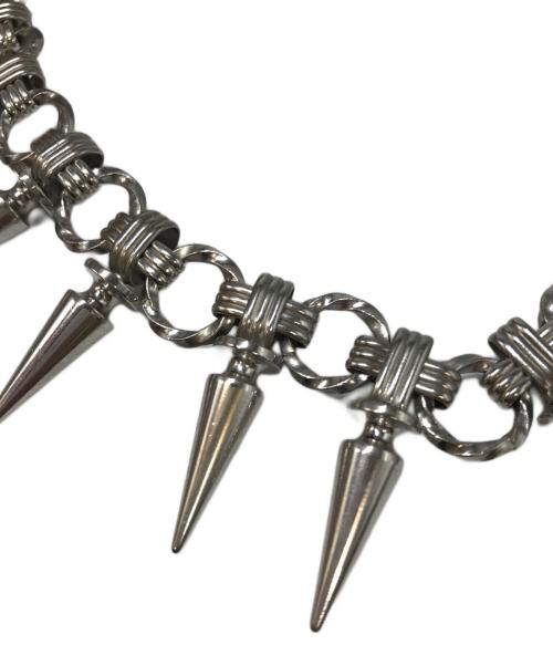 JUNYA WATANABE COMME des GARCONS（ジュンヤワタナベ コムデギャルソン）JUNYA WATANABE COMME des GARCONS (ジュンヤワタナベ コムデギャルソン) スタッズネックレス シルバーの古着・服飾アイテム