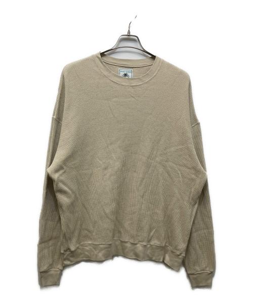 original equipment manufacturing（オーイーエム）original equipment manufacturing (オーイーエム) サーマルカットソー ベージュ サイズ:XLの古着・服飾アイテム