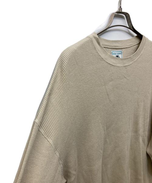 original equipment manufacturing（オーイーエム）original equipment manufacturing (オーイーエム) サーマルカットソー ベージュ サイズ:XLの古着・服飾アイテム