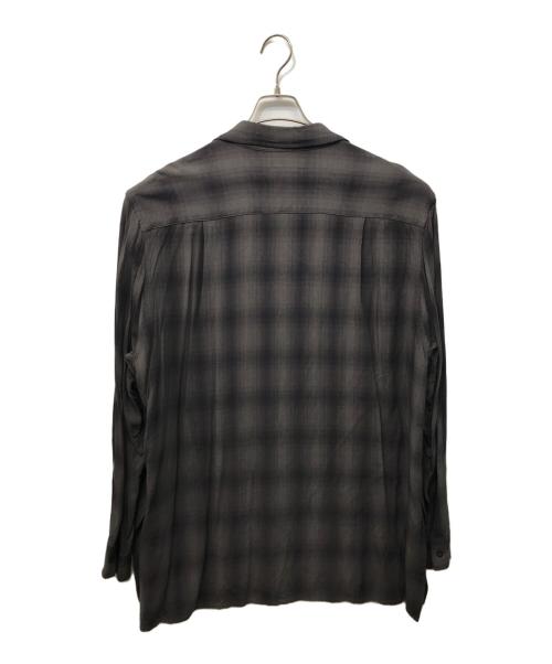YOKE（ヨーク）YOKE (ヨーク) OVERSIZED OPEN COLLAR SHIRT グレー サイズ:3の古着・服飾アイテム