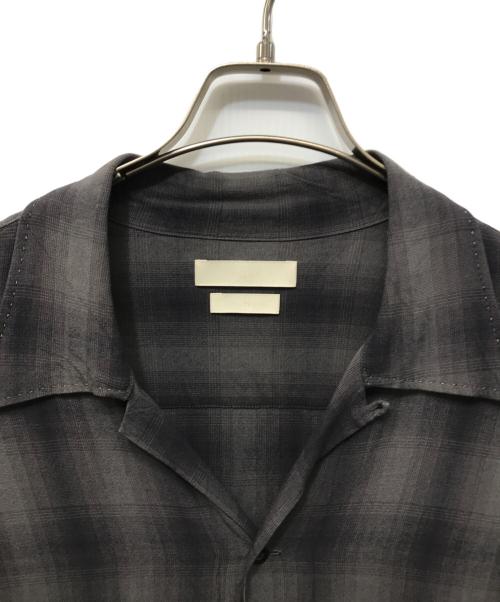 YOKE（ヨーク）YOKE (ヨーク) OVERSIZED OPEN COLLAR SHIRT グレー サイズ:3の古着・服飾アイテム