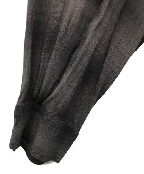 YOKE（ヨーク）YOKE (ヨーク) OVERSIZED OPEN COLLAR SHIRT グレー サイズ:3の古着・服飾アイテム