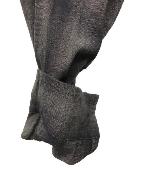 YOKE（ヨーク）YOKE (ヨーク) OVERSIZED OPEN COLLAR SHIRT グレー サイズ:3の古着・服飾アイテム