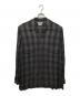 YOKE（ヨーク）の古着「OVERSIZED OPEN COLLAR SHIRT」｜グレー