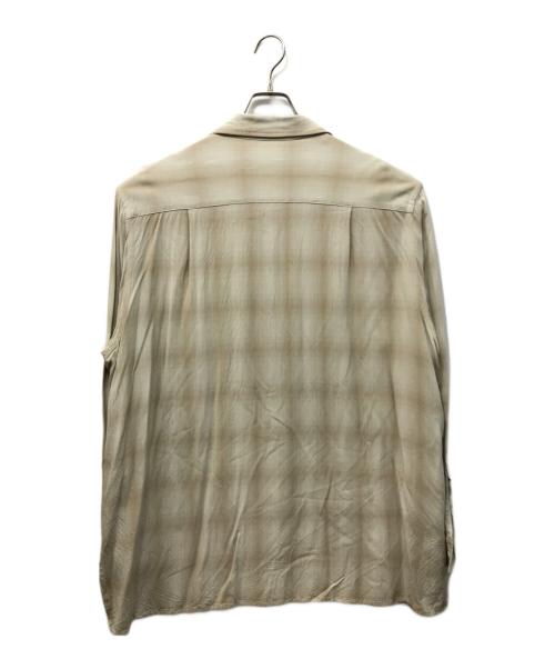 YOKE（ヨーク）YOKE (ヨーク) OVERSIZED OPEN COLLAR SHIRT ベージュ サイズ:3の古着・服飾アイテム