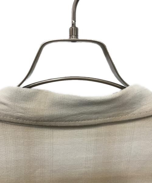 YOKE（ヨーク）YOKE (ヨーク) OVERSIZED OPEN COLLAR SHIRT ベージュ サイズ:3の古着・服飾アイテム