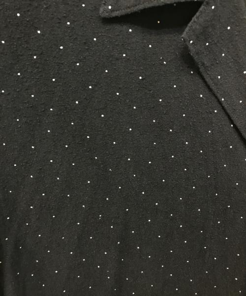 COMOLI（コモリ）COMOLI (コモリ) シルクノイル ドット シャツジャケット ブラック サイズ:3の古着・服飾アイテム