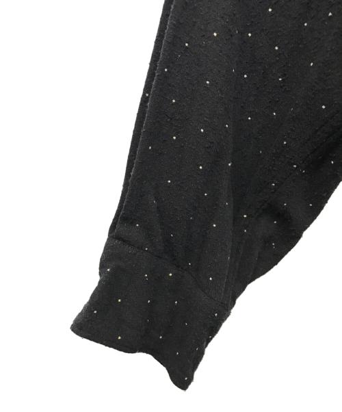 COMOLI（コモリ）COMOLI (コモリ) シルクノイル ドット シャツジャケット ブラック サイズ:3の古着・服飾アイテム
