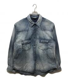 ANCELLM（アンセルム）の古着「DENIM WESTERN SHIRT」｜ブルー