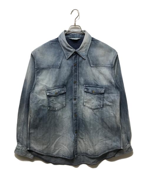 ANCELLM（アンセルム）ANCELLM (アンセルム) DENIM WESTERN SHIRT ブルー サイズ:3の古着・服飾アイテム