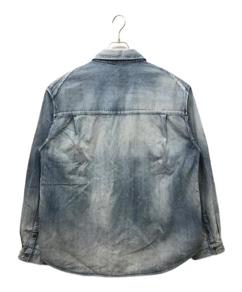 ANCELLM（アンセルム）ANCELLM (アンセルム) DENIM WESTERN SHIRT ブルー サイズ:3の古着・服飾アイテム