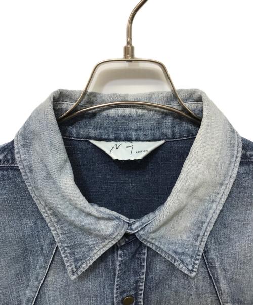 ANCELLM（アンセルム）ANCELLM (アンセルム) DENIM WESTERN SHIRT ブルー サイズ:3の古着・服飾アイテム