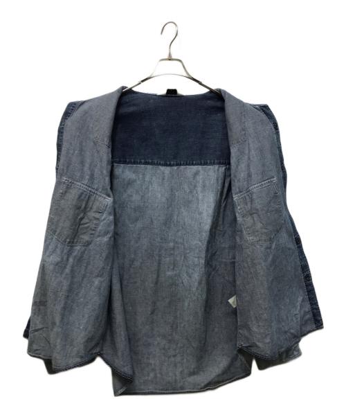 ANCELLM（アンセルム）ANCELLM (アンセルム) DENIM WESTERN SHIRT ブルー サイズ:3の古着・服飾アイテム