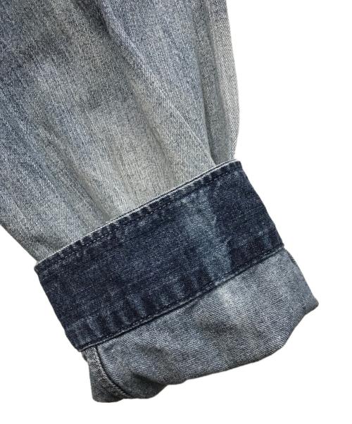 ANCELLM（アンセルム）ANCELLM (アンセルム) DENIM WESTERN SHIRT ブルー サイズ:3の古着・服飾アイテム