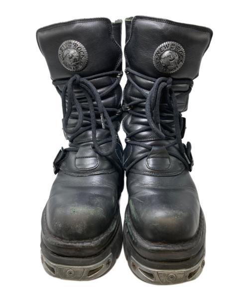 NEW ROCK（ニューロック）NEW ROCK (ニューロック) サイドジップブーツ ブラック サイズ:39の古着・服飾アイテム