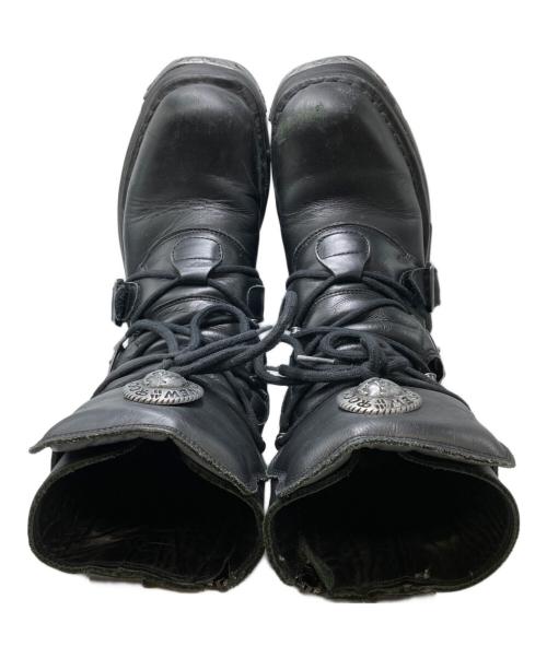 NEW ROCK（ニューロック）NEW ROCK (ニューロック) サイドジップブーツ ブラック サイズ:39の古着・服飾アイテム