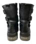 中古・古着 NEW ROCK (ニューロック) サイドジップブーツ ブラック サイズ:39：22000円