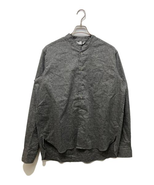 VICTIM（ヴィクティム）VICTIM (ヴィクティム) LINEN BIG SHIRT グレー サイズ:2の古着・服飾アイテム
