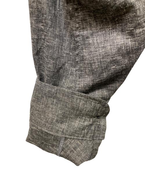 VICTIM（ヴィクティム）VICTIM (ヴィクティム) LINEN BIG SHIRT グレー サイズ:2の古着・服飾アイテム