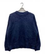 yashikiヤシキ）の古着「Akane mohair Knit」｜ネイビー
