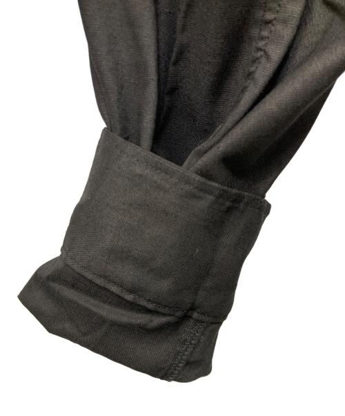 VICTIM（ヴィクティム）VICTIM (ヴィクティム) LINEN BIG SHIRT ブラック サイズ:1の古着・服飾アイテム