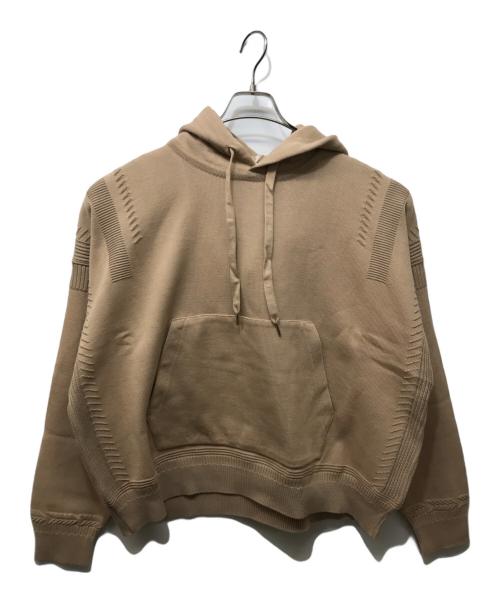 yashiki（ヤシキ）yashiki (ヤシキ) Fuyuki Hoodie ベージュの古着・服飾アイテム