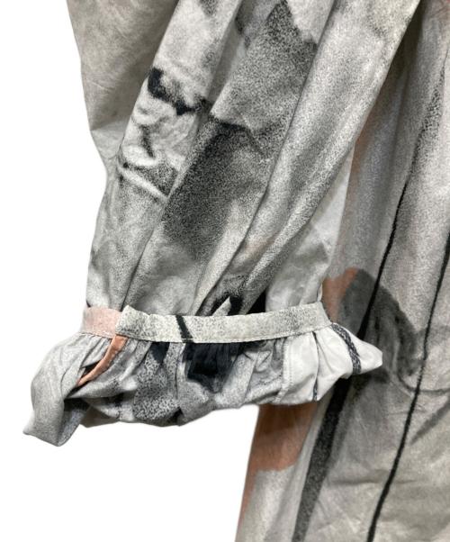 ALEXANDER McQUEEN（アレキサンダーマックイーン）ALEXANDER McQUEEN (アレキサンダーマックイーン) バルーンスリーブワンピース マルチカラー サイズ:36の古着・服飾アイテム