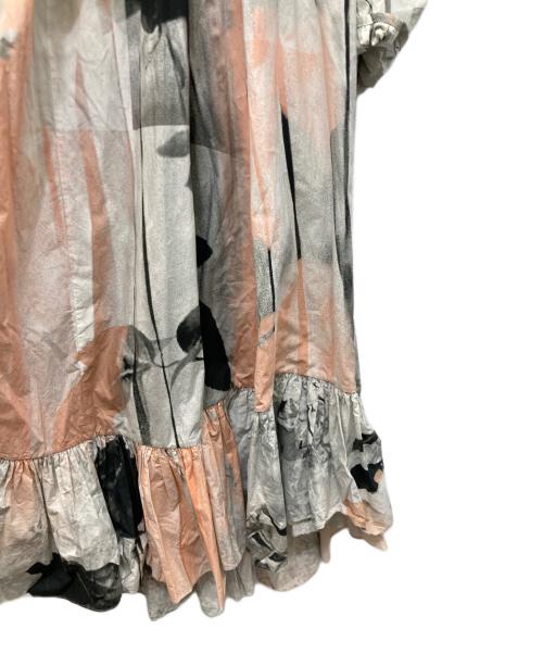 ALEXANDER McQUEEN（アレキサンダーマックイーン）ALEXANDER McQUEEN (アレキサンダーマックイーン) バルーンスリーブワンピース マルチカラー サイズ:36の古着・服飾アイテム