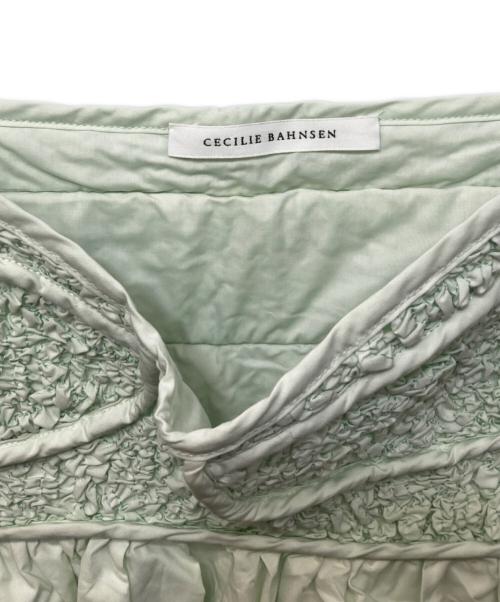 CECILIE BAHNSEN（セシリーバンセン）CECILIE BAHNSEN (セシリーバンセン) キャミソールワンピース ライトグリーン サイズ:6の古着・服飾アイテム