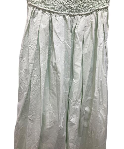 CECILIE BAHNSEN（セシリーバンセン）CECILIE BAHNSEN (セシリーバンセン) キャミソールワンピース ライトグリーン サイズ:6の古着・服飾アイテム