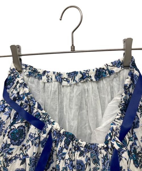 MARIHA（マリハ）MARIHA (マリハ) 草原の虹のスカート ホワイト×ブルー サイズ:FREEの古着・服飾アイテム