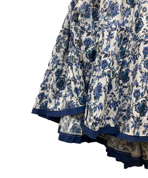 MARIHA（マリハ）MARIHA (マリハ) 草原の虹のスカート ホワイト×ブルー サイズ:FREEの古着・服飾アイテム