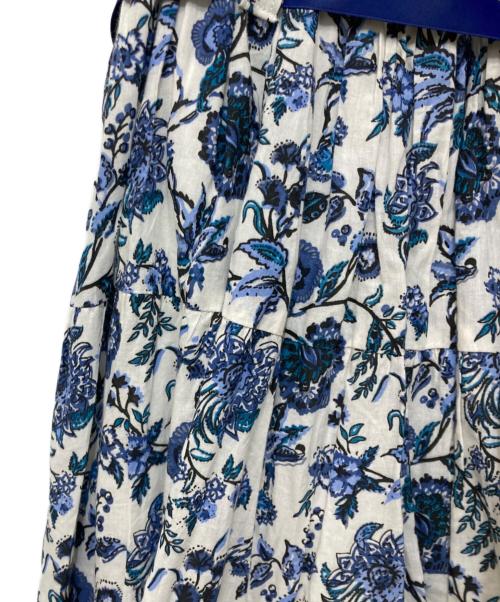 MARIHA（マリハ）MARIHA (マリハ) 草原の虹のスカート ホワイト×ブルー サイズ:FREEの古着・服飾アイテム